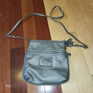 Silver nicole Miller Purse